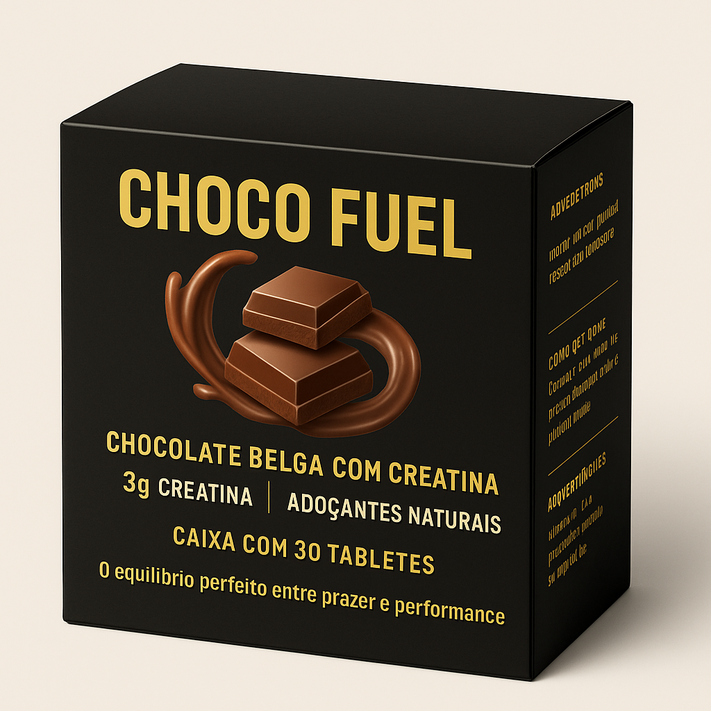 CHOCO FUEL - CHOCOLATE BELGA COM CREATINA