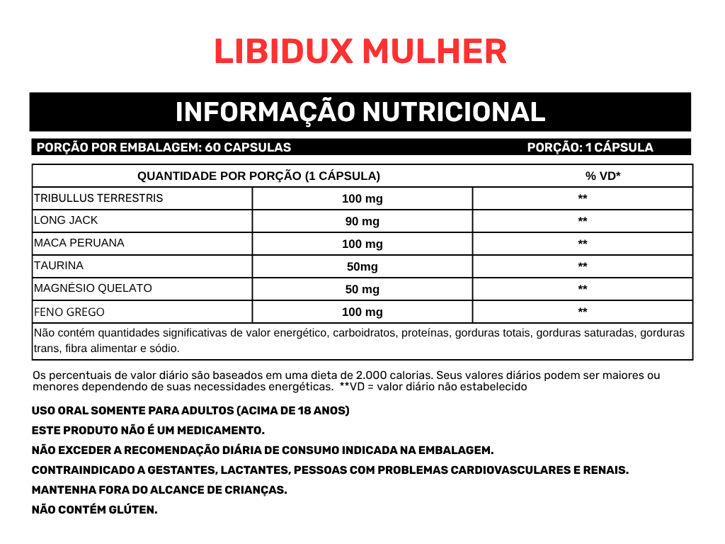 COMBO 3 Libidux Mulher