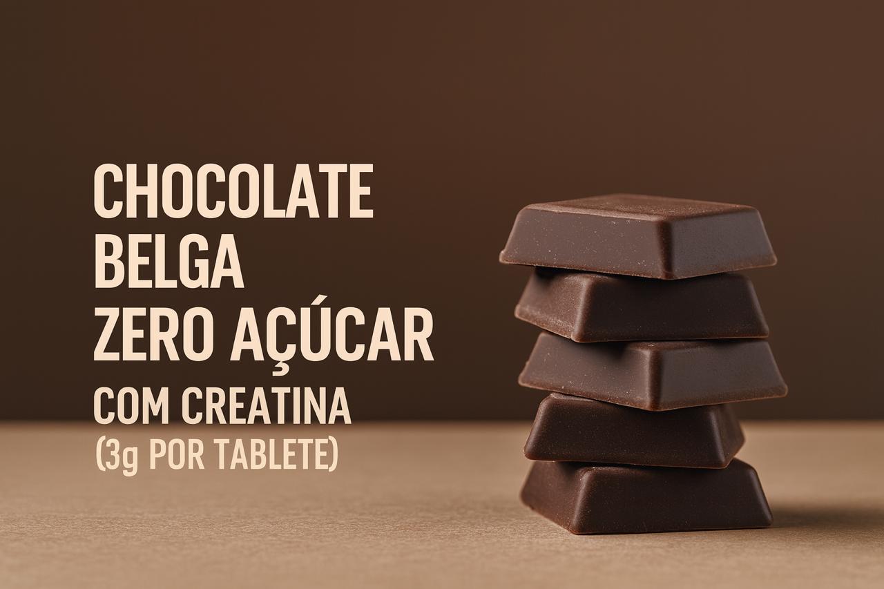 CHOCO FUEL - CHOCOLATE BELGA COM CREATINA