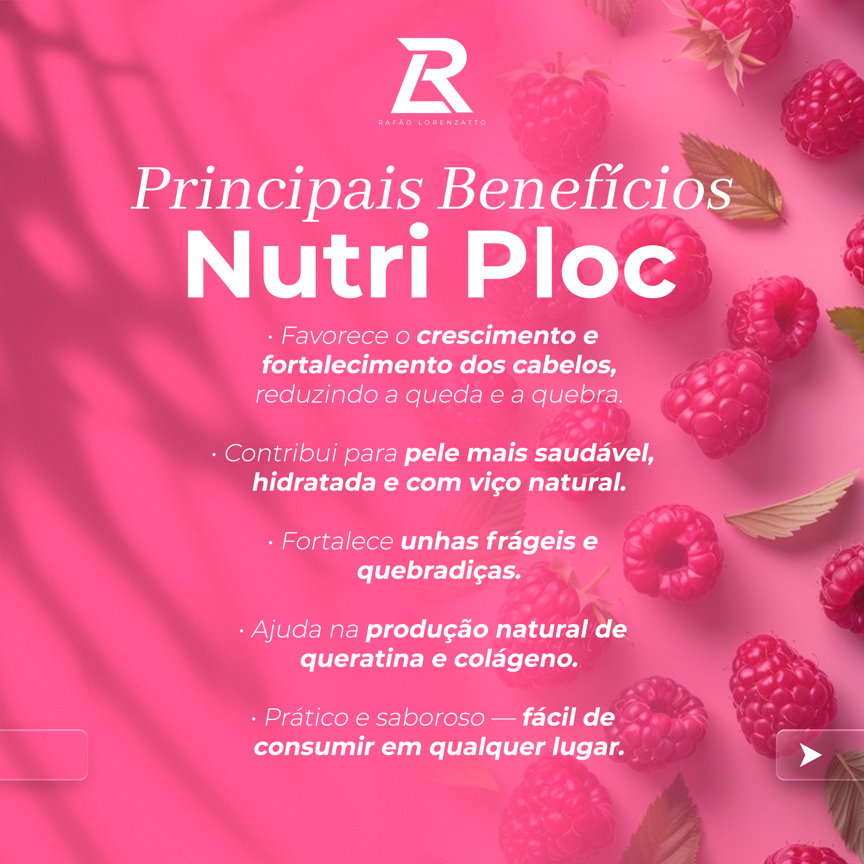 Nutri Ploc - Multivitamínico e Biotina (Cabelo e Pele) - Sabor Tuti-frutti