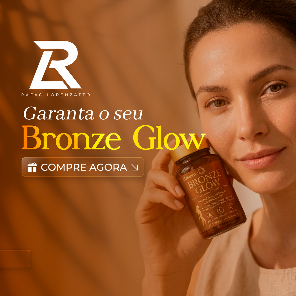 Bronze Glow – Bronzeamento Uniforme e Brilho Intenso