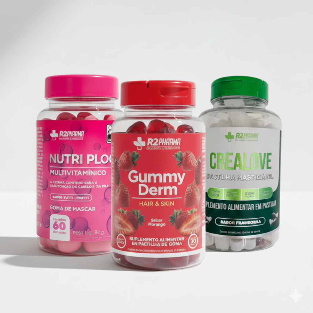 COMBO - Nutri Ploc - Gummy Derm -  Crealove