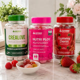 Kit Gomas (Crealove + Nutri Ploc + Gummy Derm)