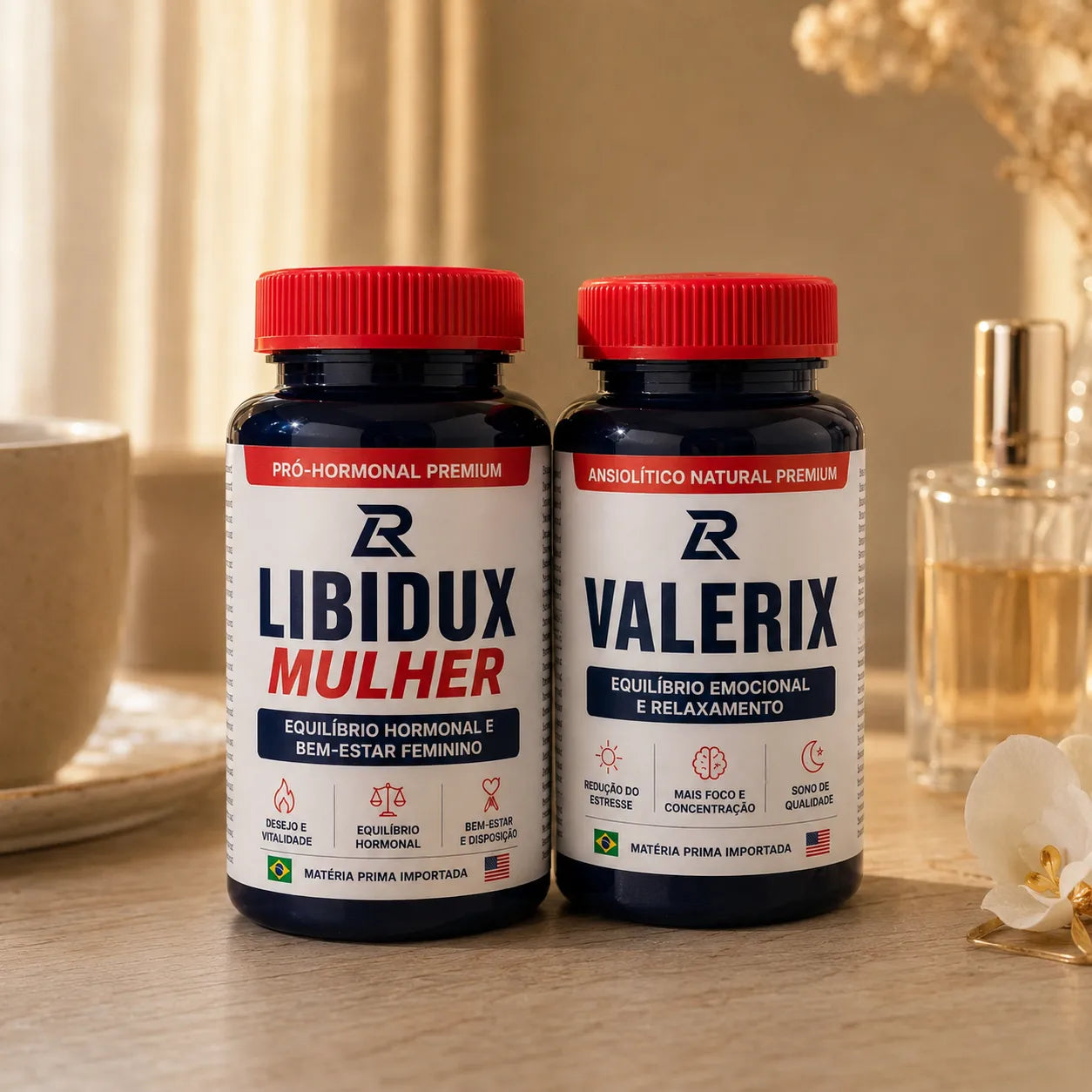 Kit Menopausa (Libidux Mulher + Valerix)