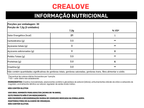 Tabela nutricional Crealove