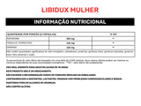 Tabela nutricional Libidux Mulher